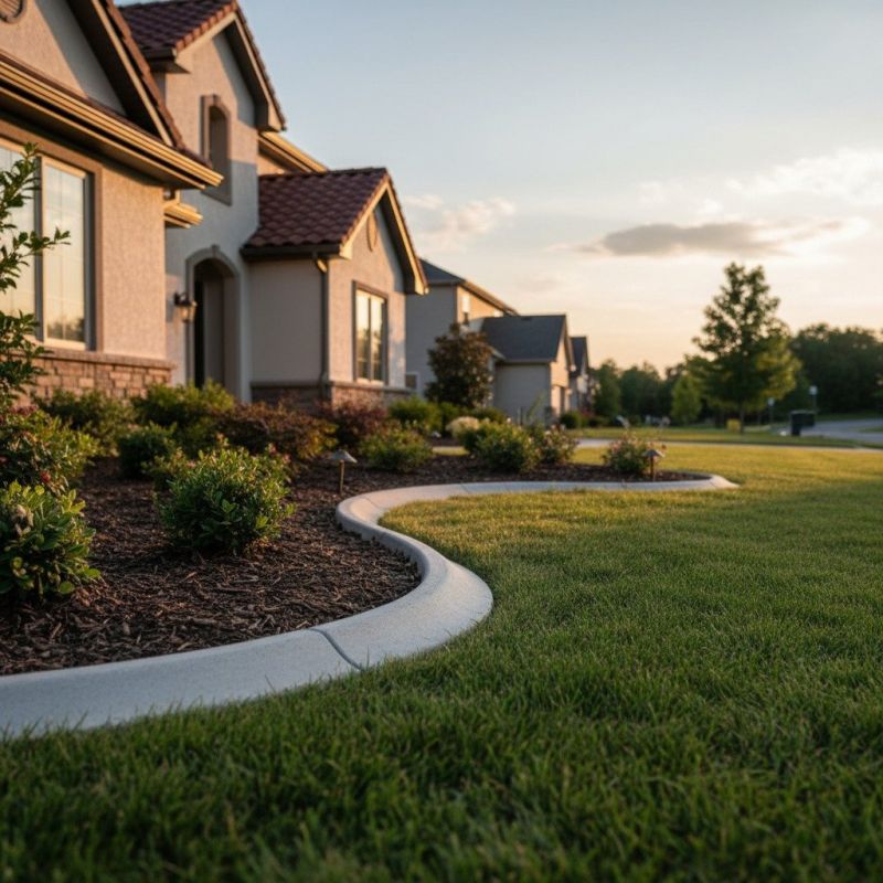 Flowerbed Curbing Installation